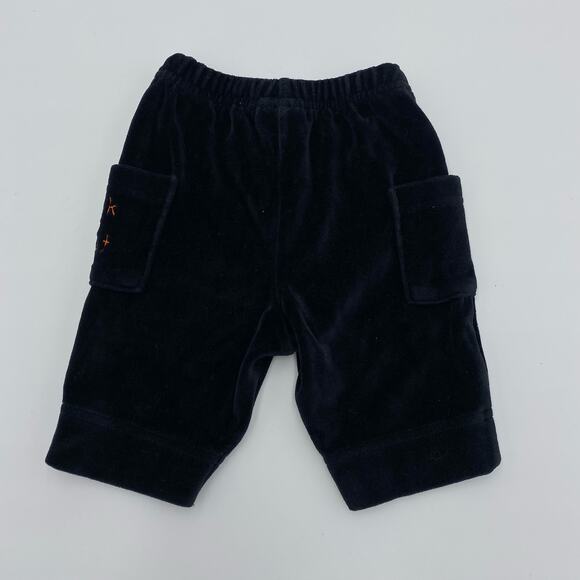 Carter's Girl's Black Velour Candy Corn Trick or Treat Pull On Pants Size 3M - Picture 4 of 4